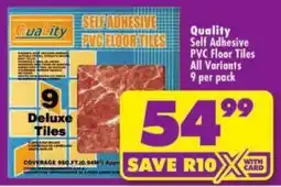 Shoprite Quality Self Adhesive PVC Floor Tiles offer