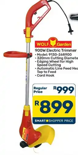 Pick n Pay Hypermarket WOLF Garden 900W Electric Trimmer offer