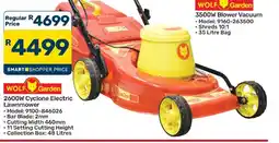 Pick n Pay Hypermarket WOLF Garden 3500W Blower Vacuum offer
