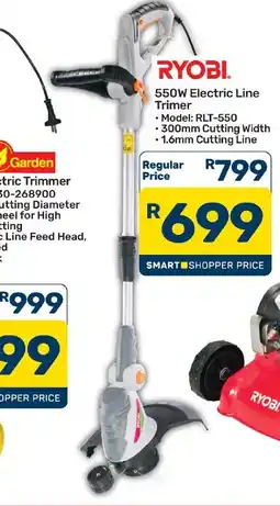 Pick n Pay Hypermarket RYOBI 550W Electric Line Trimmer offer