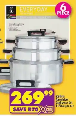 Shoprite Zebra Aluminium Cookware Set offer