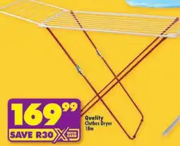 Shoprite Quality Clothes Dryer offer