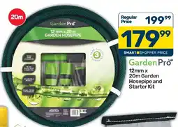 Pick n Pay Hypermarket GardenPro 12mm x 20m Garden Hosepipe and Starter Kit offer