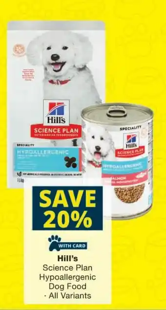 Hill's Science Plan Hypoallergenic Dog Food