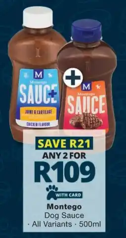 Checkers Montego Dog Sauce offer