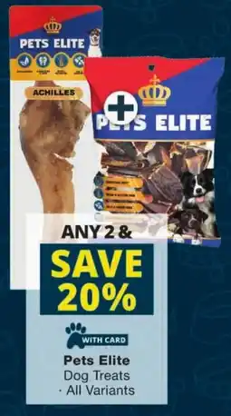 Checkers Pets Elite Dog Treats offer