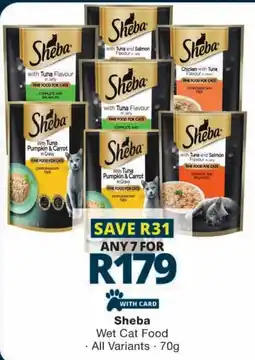 Checkers Sheba Wet Cat Food offer