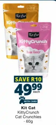 Checkers Kit Cat KittyCrunch Cat Crunchies offer