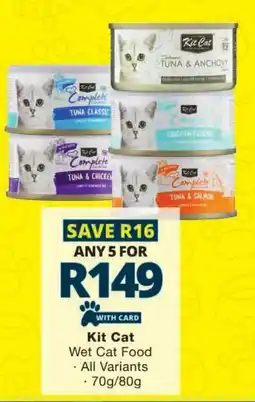 Checkers Kit Cat Wet Cat Food offer
