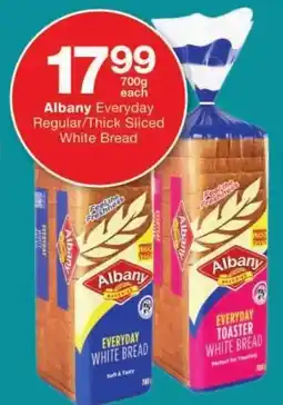 Checkers Albany Everyday Regular/Thick Sliced White Bread offer