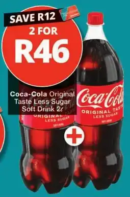 Checkers Coca-Cola Original Taste Less Sugar Soft Drink offer
