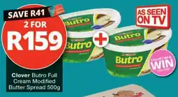 Checkers Clover Butro Full Cream Modified Butter Spread offer