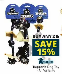 Checkers Tugger's Dog Toy offer