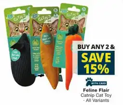 Checkers Feline Flair Catnip Cat Toy offer