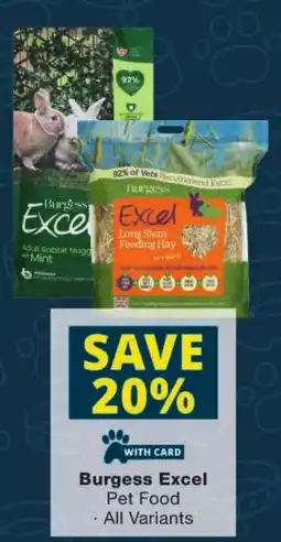 Checkers Burgess Excel Pet Food offer