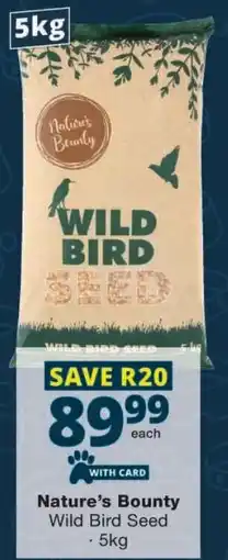 Checkers Nature's Bounty Wild Bird Seed offer