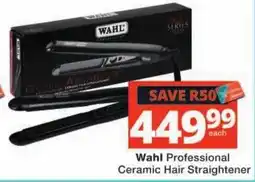 Checkers Wahl Professional Ceramic Hair Straightener offer