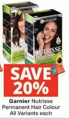 Checkers Garnier Nutrisse Permanent Hair Colour offer