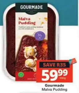 Checkers Gourmade Malva Pudding offer
