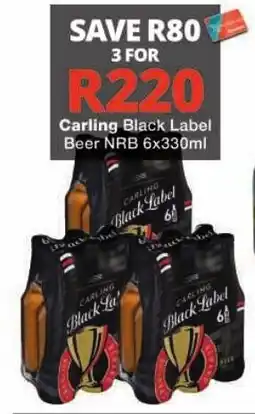 Checkers Carling Black Label Beer offer