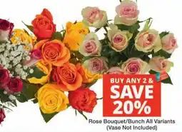 Checkers Rose Bouquet/Bunch offer