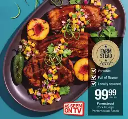 Checkers Farmstead Pork Rump/Porterhouse Steak offer