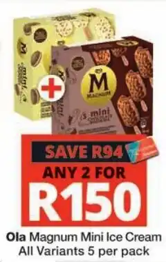 Checkers Ola Magnum Mini Ice Cream offer