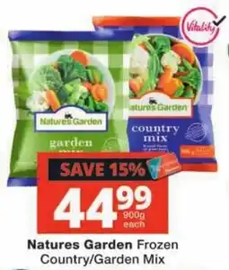 Checkers Natures Garden Frozen Country/Garden Mix offer
