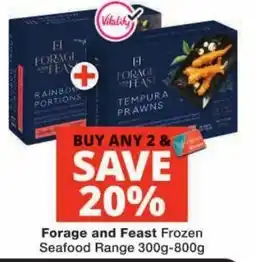 Checkers Forage and Feast Frozen Seafood Range offer