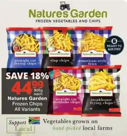 Checkers Natures Garden Frozen Chips offer