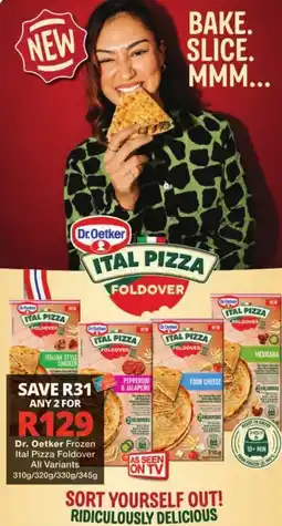 Checkers Dr. Oetker Ital Pizza Foldover offer