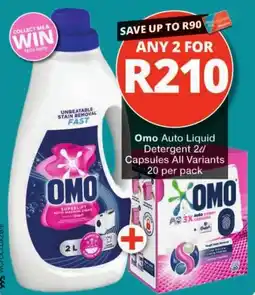 Checkers Omo Auto Liquid Detergent offer
