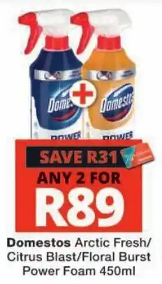 Checkers Domestos Power Foam offer