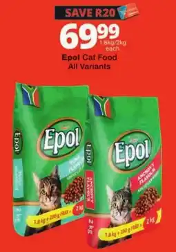 Checkers Epol Cat Food offer