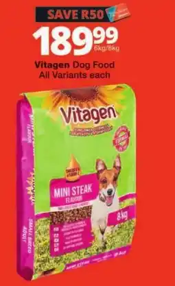 Checkers Vitagen Dog Food offer