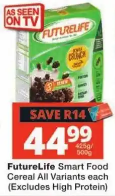 Checkers FutureLife Smart Food Cereal offer
