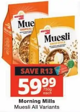 Checkers Morning Mills Muesli offer