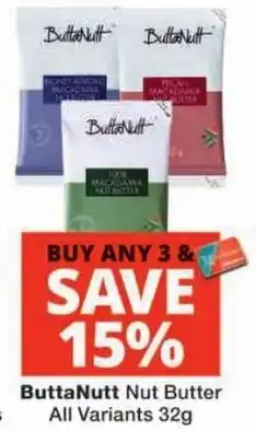 Checkers ButtaNutt Nut Butter offer