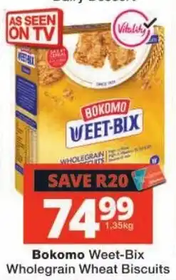 Checkers Bokomo Weet-Bix Wholegrain Wheat Biscuits offer