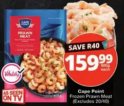 Checkers Cape Point Frozen Prawn Meat offer