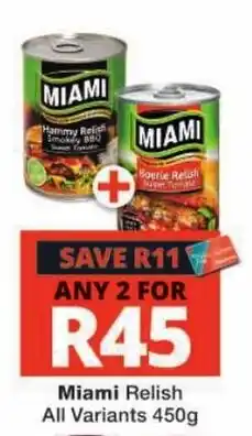 Checkers Miami Relish offer