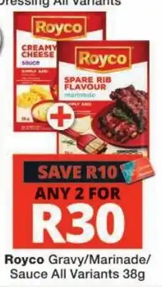 Checkers Royco Gravy/Marinade/Sauce offer