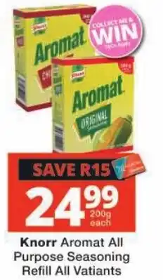 Checkers Knorr Aromat All Purpose Seasoning Refill All Vatiants offer