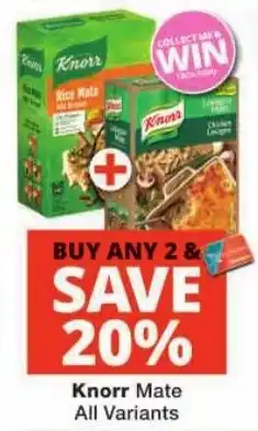 Checkers Knorr Mate offer