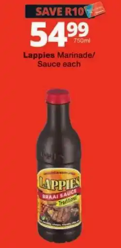 Checkers Lappies Braai Sauce offer