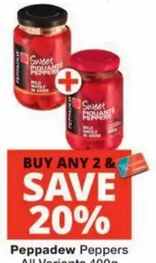Checkers Peppadew Peppers offer