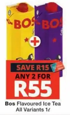 Checkers Bos Flavoured Ice Tea offer