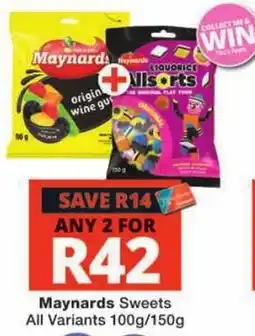 Checkers Maynards Sweets Assorted offer