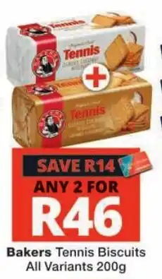 Checkers Bakers Tennis Biscuits offer