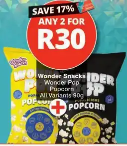 Checkers Wonder Snacks Wonder Pop Popcorn offer